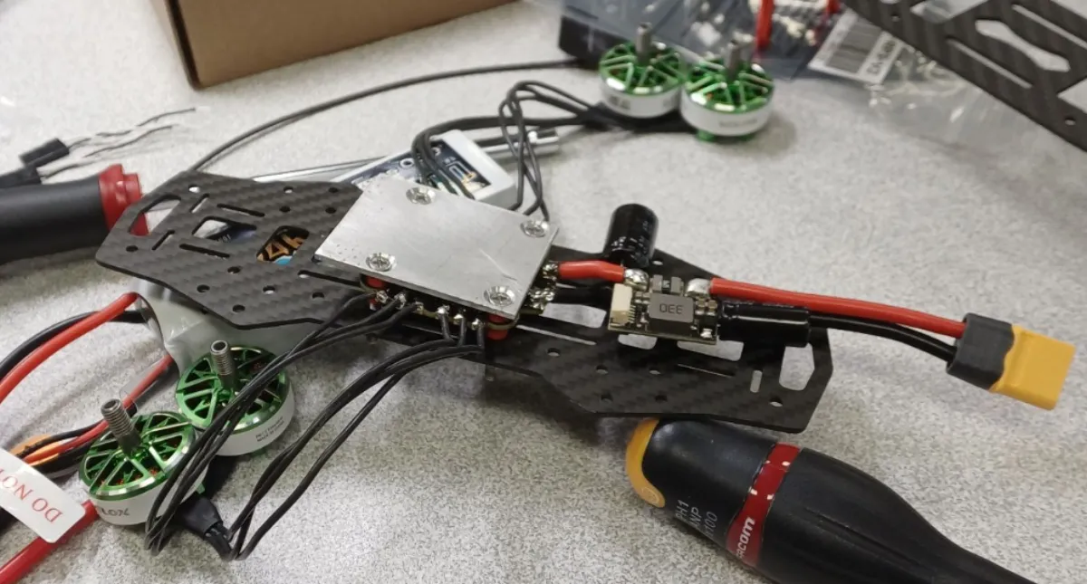 QAV250 during assembly