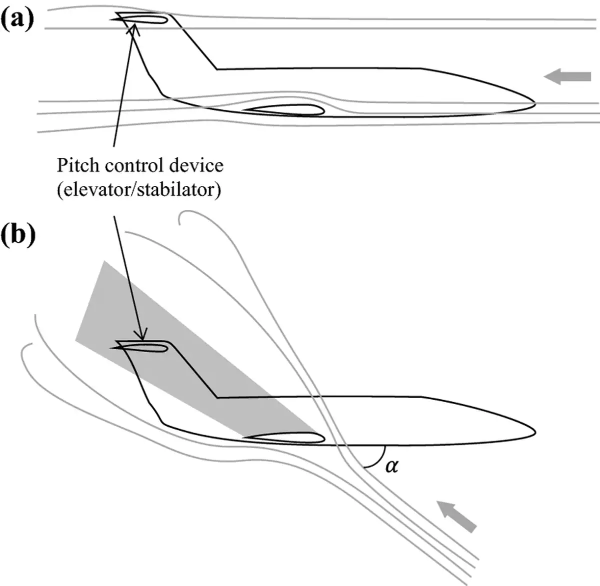 T-tail deep stall dynamics