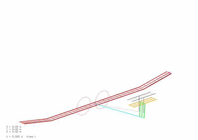 Time-transient animation of flexible aircraft response