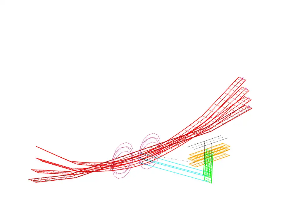 Stroboscopic view of flexible aircraft deformation