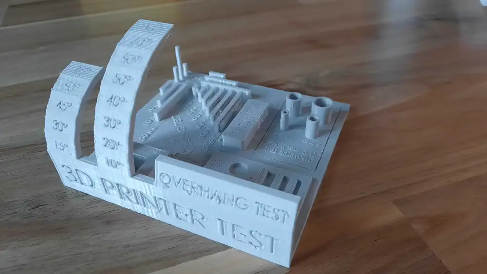 3D printing calibration test