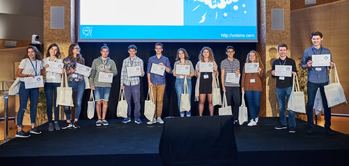 Presentation team at CERN